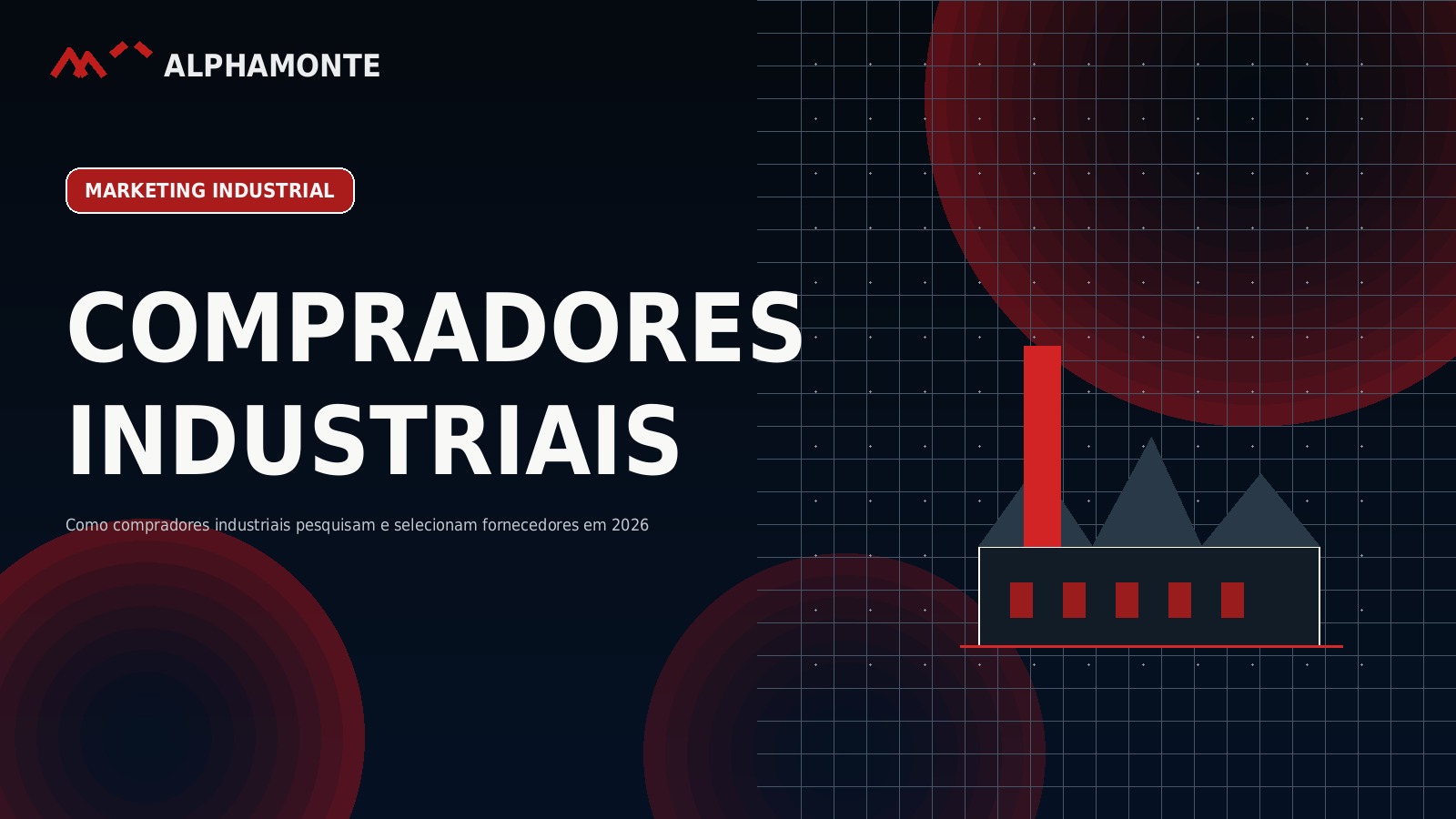 Como compradores industriais pesquisam e selecionam fornecedores em 2026 | Alphamonte Insights