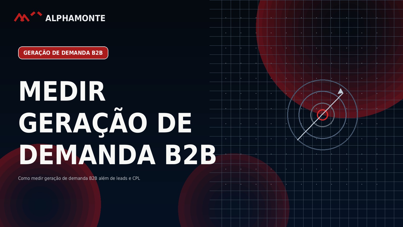 Como medir geração de demanda B2B além de leads e CPL | Alphamonte Insights