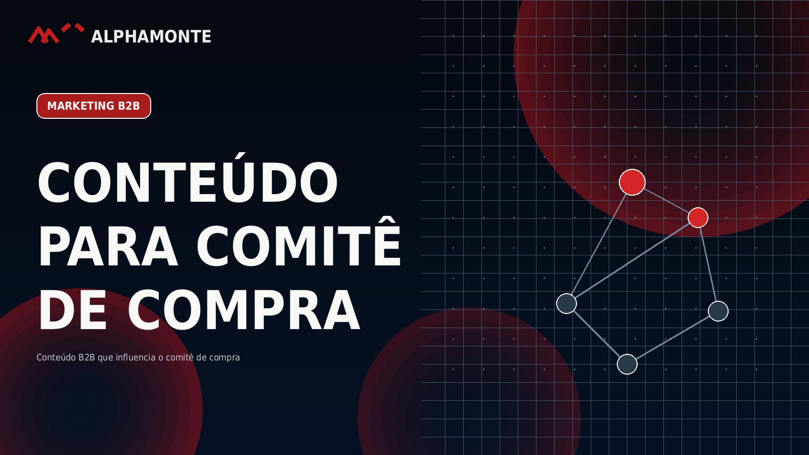 Conteúdo B2B que influencia o comitê de compra | Alphamonte Insights
