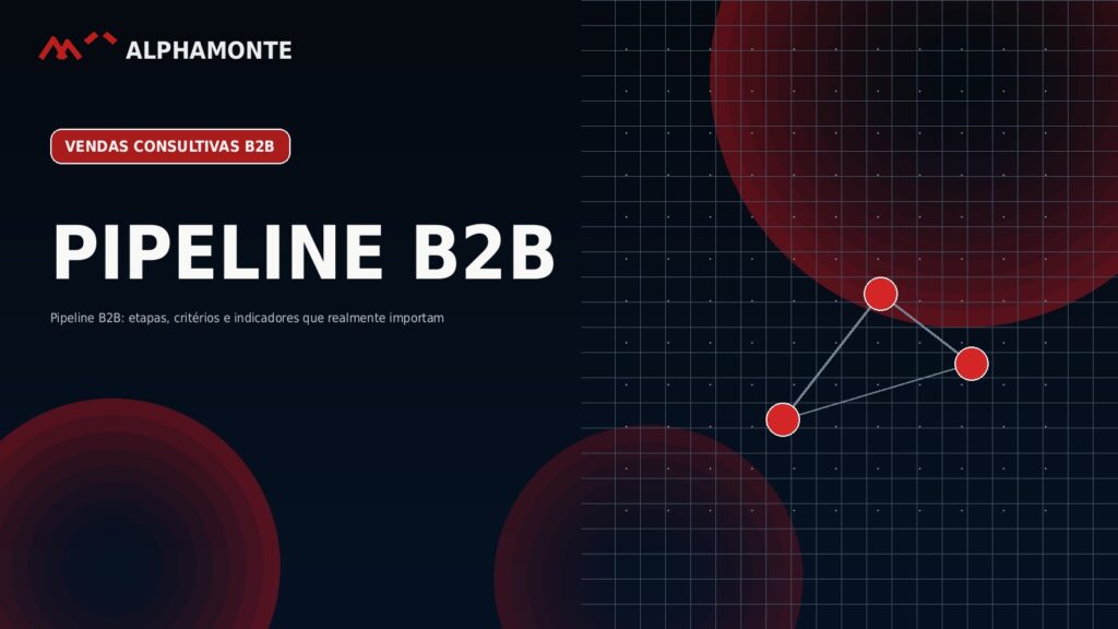 Pipeline B2B: etapas, critérios e indicadores que realmente importam | Alphamonte Insights
