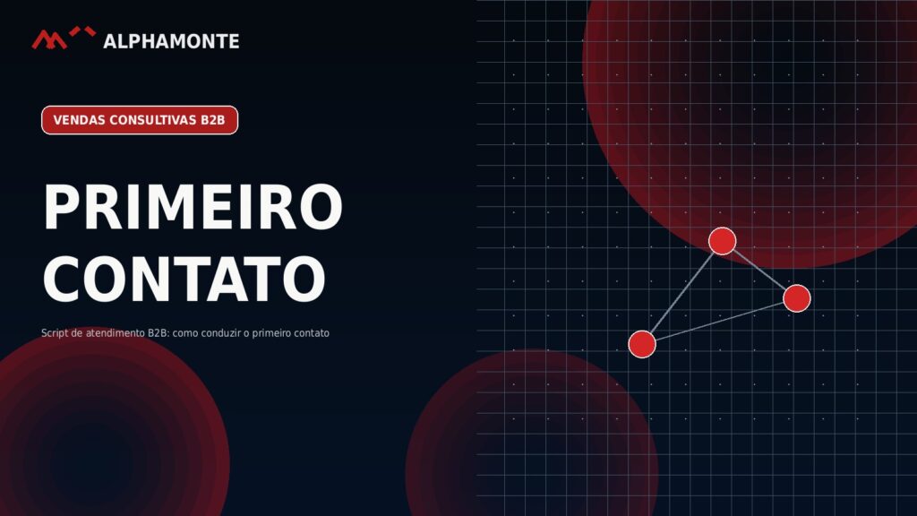 Script de atendimento B2B: como conduzir o primeiro contato | Alphamonte Insights